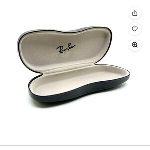 Rayban/Black Hard Shell Glasses Case/Like New